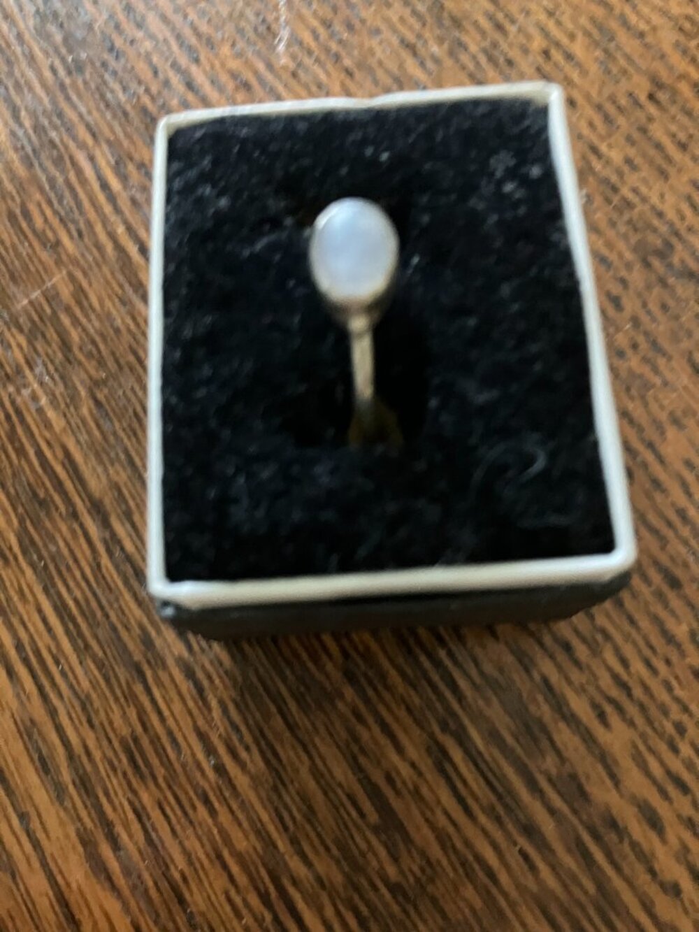 Sundance Sterling Silver Moonstone Ring Size 5 - Picture 3 of 4